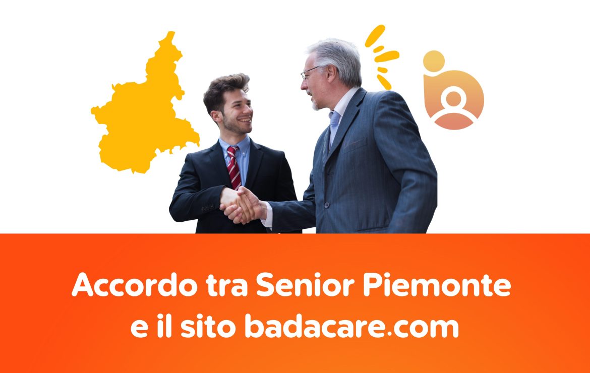Accordo tra Senior Piemonte e il sito badacare.com