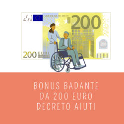Bonus 200 euro per colf e badanti