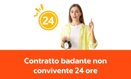 Contratto badante non convivente 24 ore (CS): come funziona e quanto costa