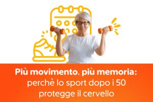 🧠 Più movimento, più memoria: perché lo sport dopo i 50 protegge il cervello